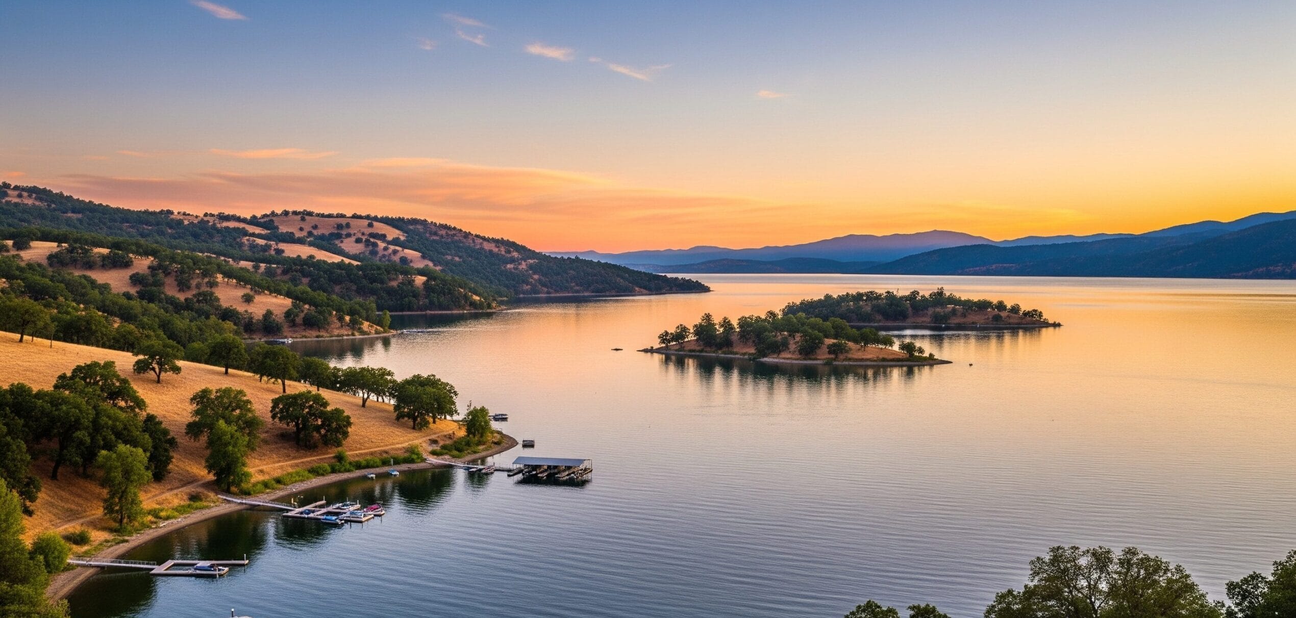 Clear Lake bass fishing, California
