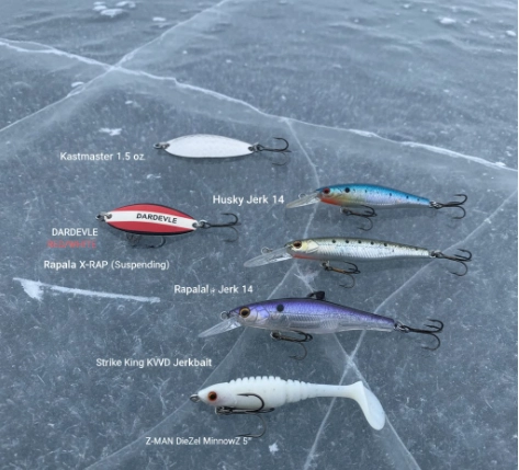 Top six winter pike lures for cold water fishing