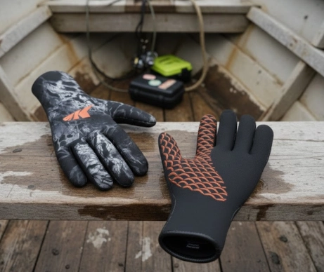 KastKing IceRiver 100% waterproof neoprene winter fishing gloves