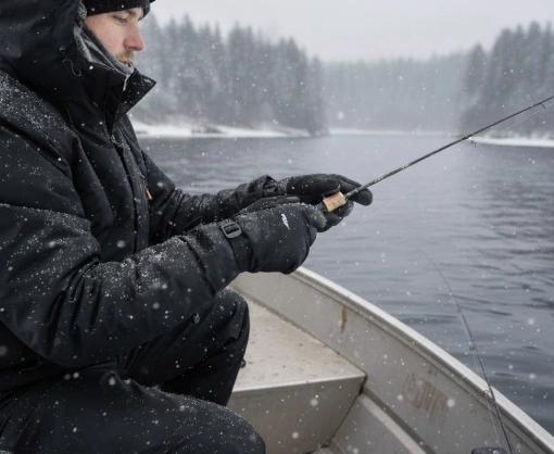 KastKing winter fishing gloves