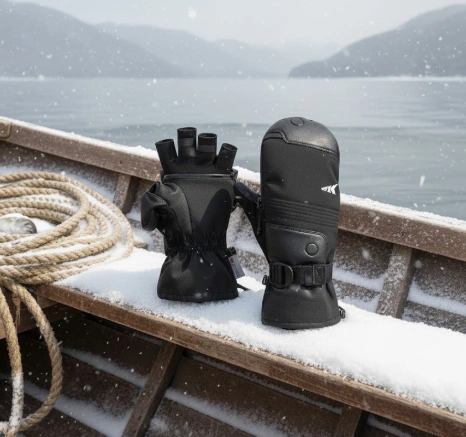 KastKing ThermoGrip convertible winter fishing mittens