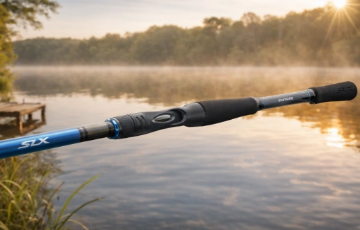 Shimano SLX Casting rod — powerful casting rod for winter pike fishing with big lures