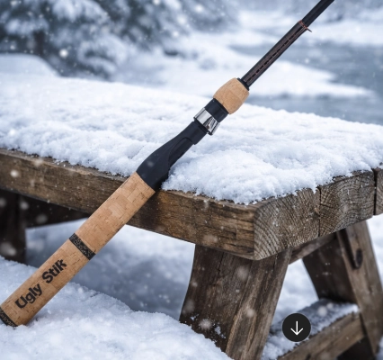 Ugly Stik Elite spinning fishing rod — lightweight, durable graphite rod for big pike and bass — check price and reviews