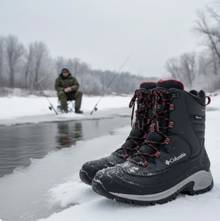 Columbia Bugaboot III insulated winter fishing boots for snow and cold weather