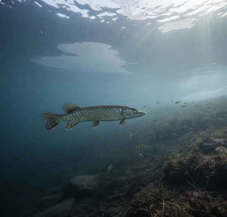 late winter pike behavior when winter patterns begin to break