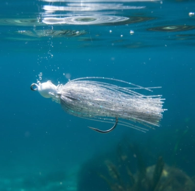 Z-Man Original ChatterBait 1/2 oz bladed jig for spring pike fishing in windy stained water