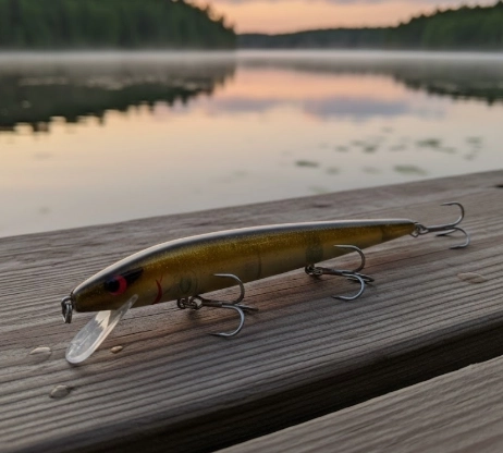 Smithwick Perfect 10 Rogue jerkbait for spring pike fishing