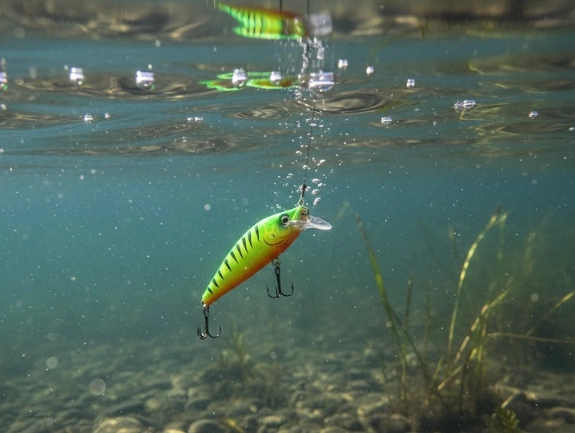 Rapala Original Floater F11 for spring pike fishing in shallow warming bays and reed flats