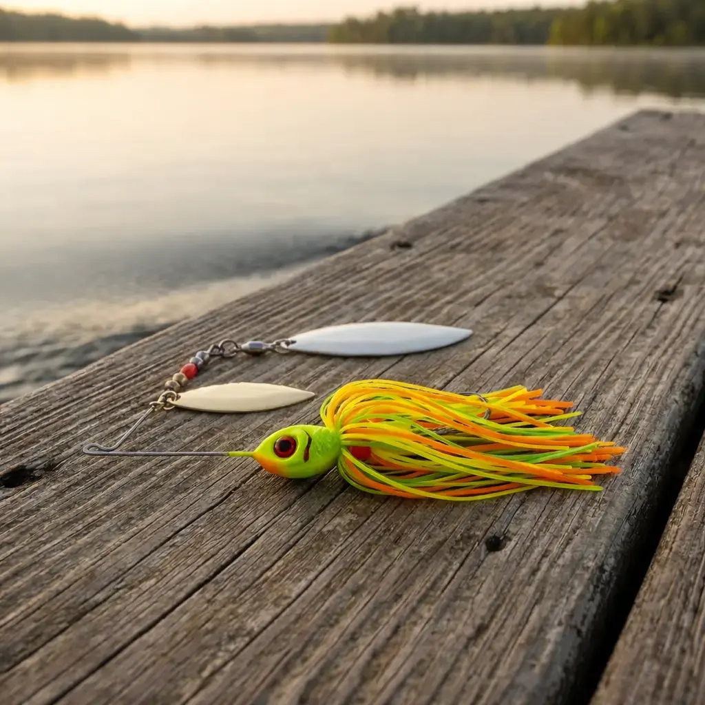 BOOYAH Pikee spinnerbait for spring pike fishing