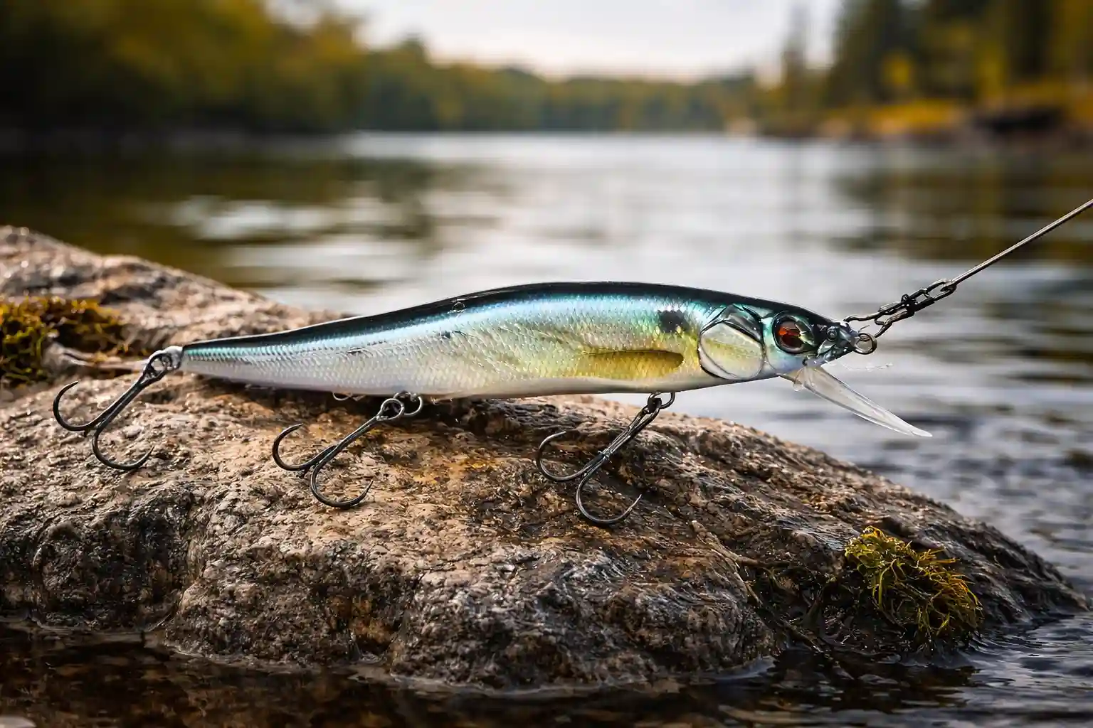 Megabass Vision 110 SP jerkbait for spring pike fishing