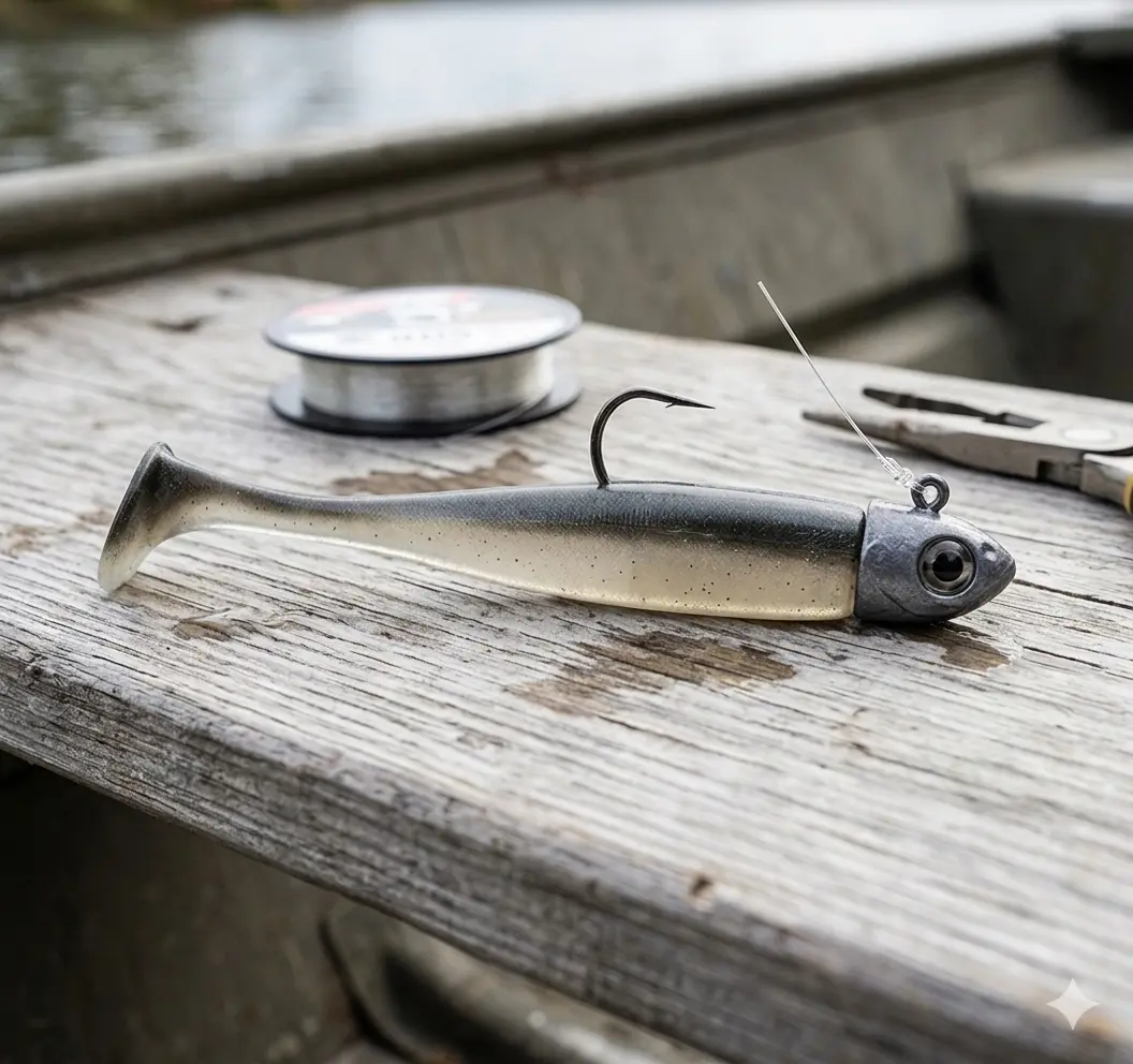 Keitech Easy Shiner soft swimbait for pike fishing