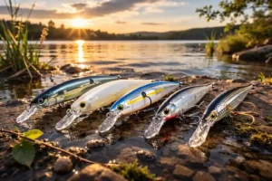 spring pike jerkbaits proven to trigger aggressive strikes in shallow spring water