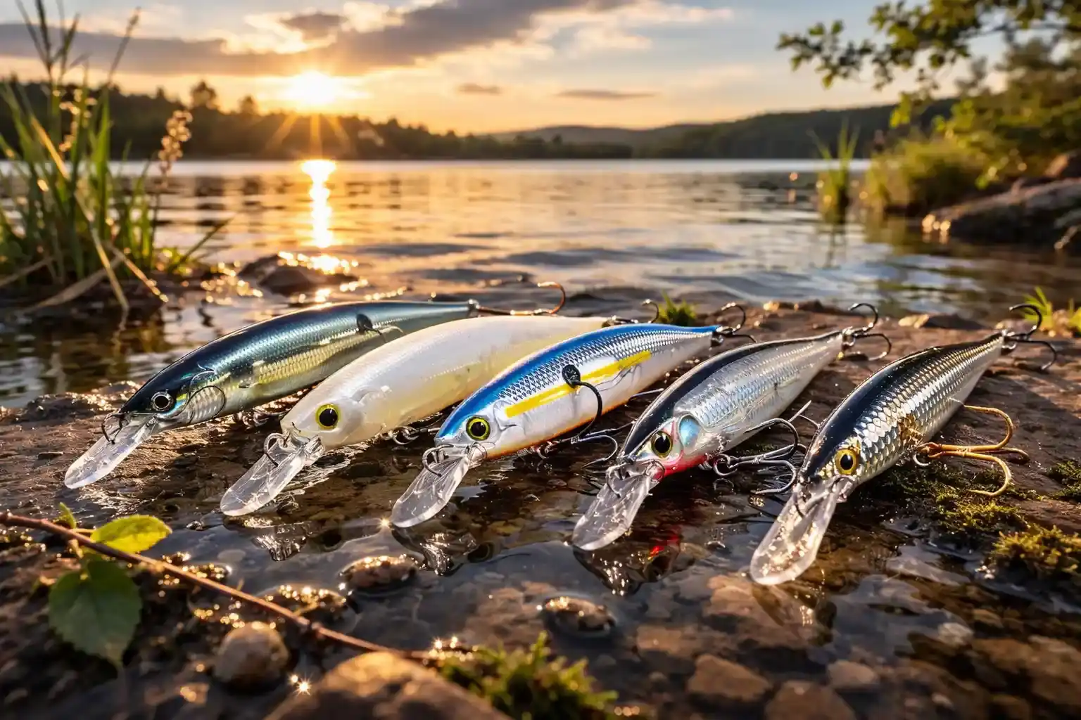 spring pike jerkbaits proven to trigger aggressive strikes in shallow spring water