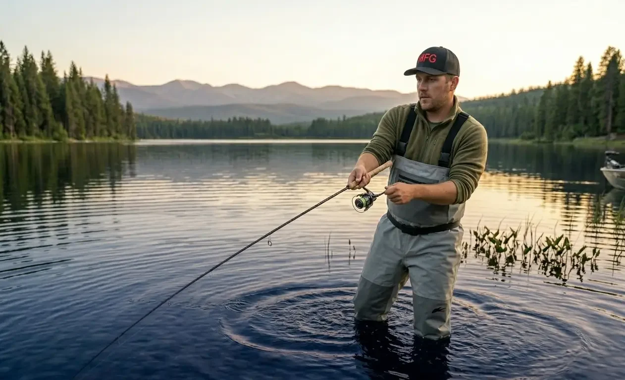 best fishing waders MFG tested FROGG TOGGS Men's Hellbender Pro Bootfoot in real lake fishing conditions