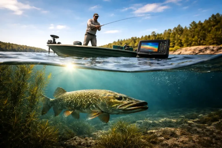 how deep are pike in summer large pike holding below boat near weed edge depth zone