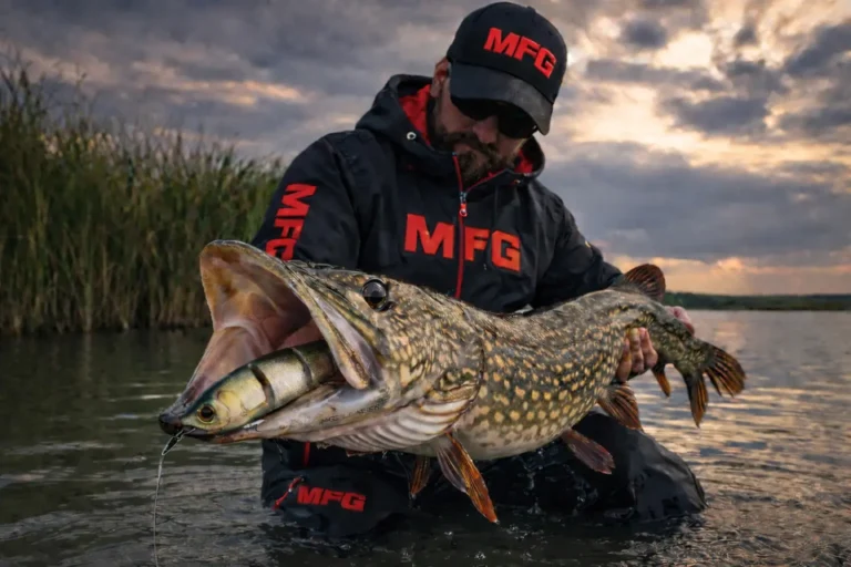 which pike fishing leader works best real MFG test steel vs fluorocarbon