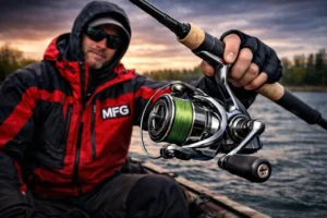 best spinning reels for pike testing spinning reel on rod boat fishing