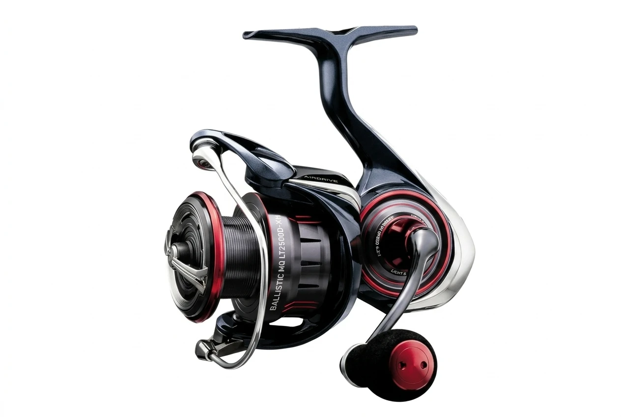 daiwa ballistic mq lt spinning reel lightweight pike fishing setup