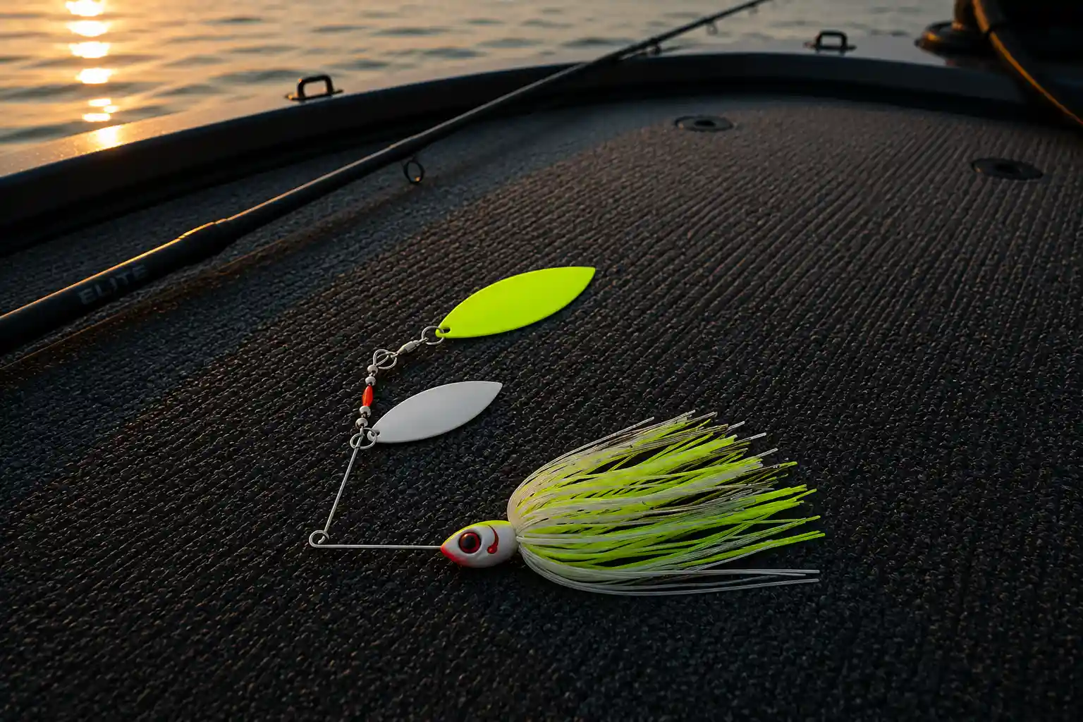 BOOYAH Pikee spinnerbait lure for targeting aggressive summer pike