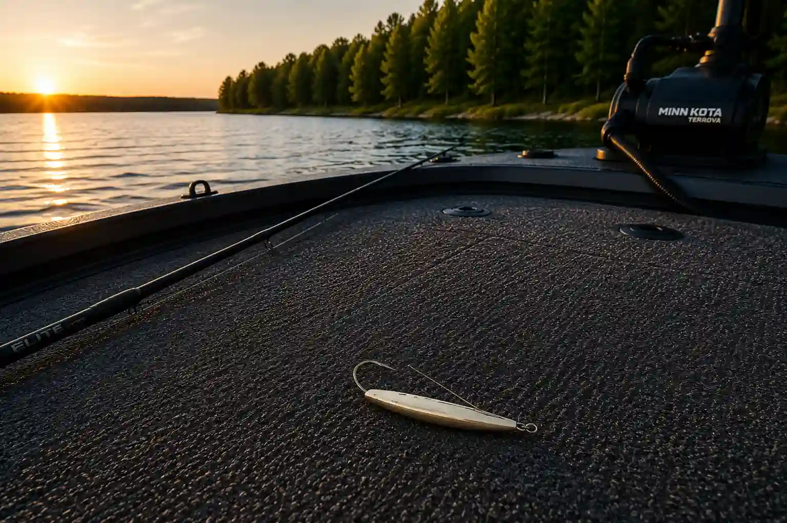 Johnson Silver Minnow weedless spoon for fishing heavy summer pike cover