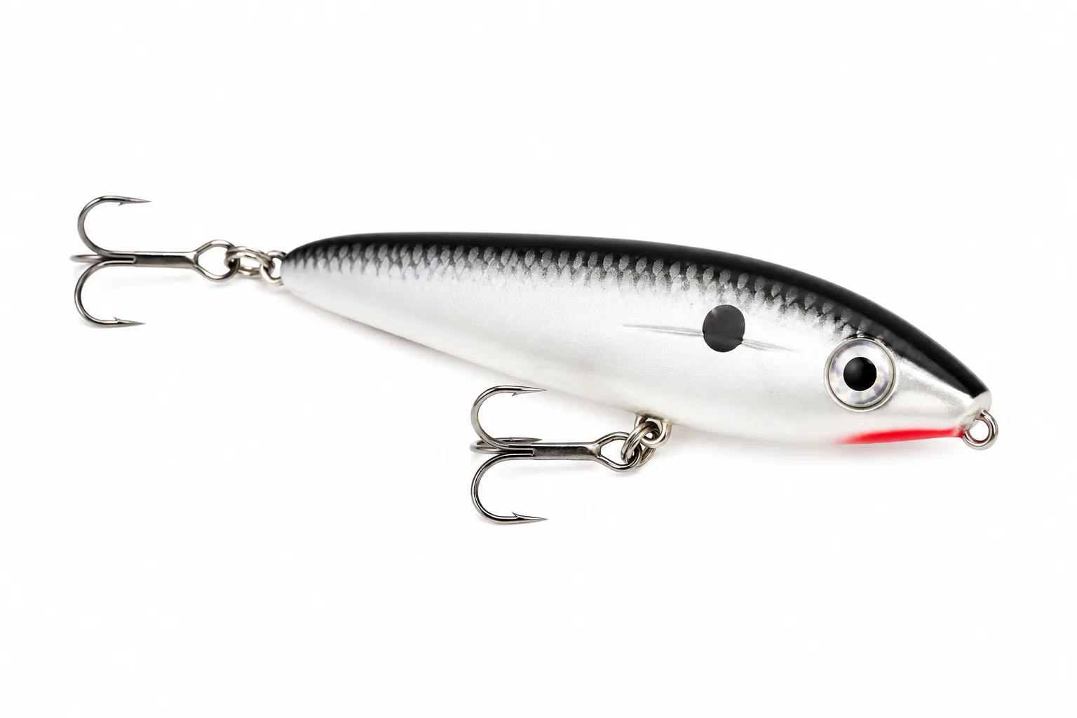 Rapala Skitter Walk 11 topwater pike lure chrome