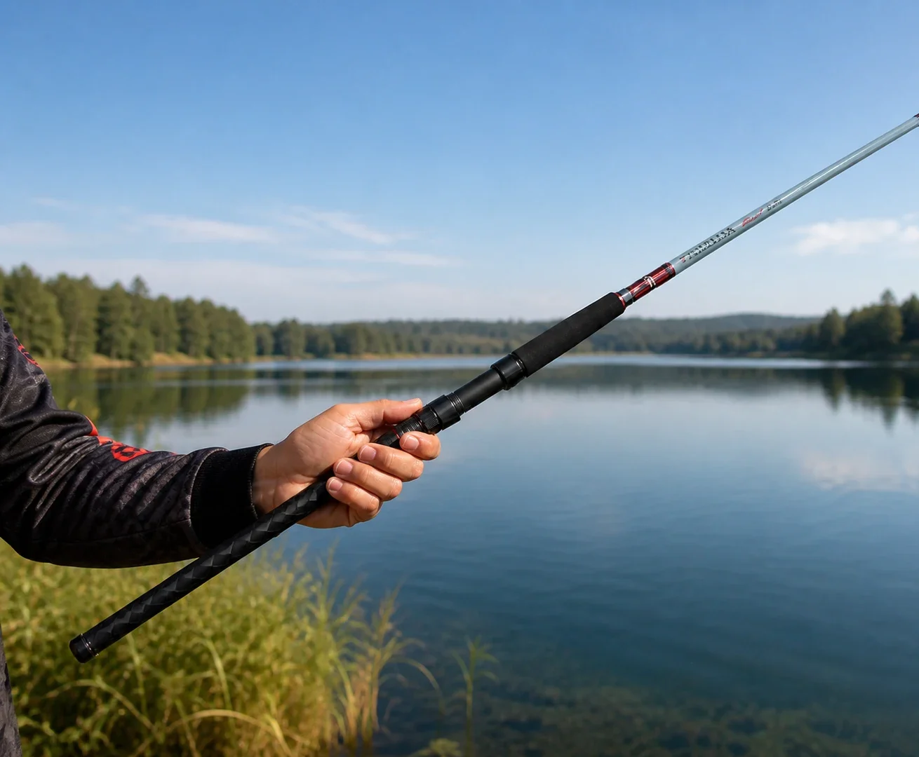 Daiwa TD Surf spinning rod long casting pike fishing setup designed for distance and strong hooksets in open water conditions