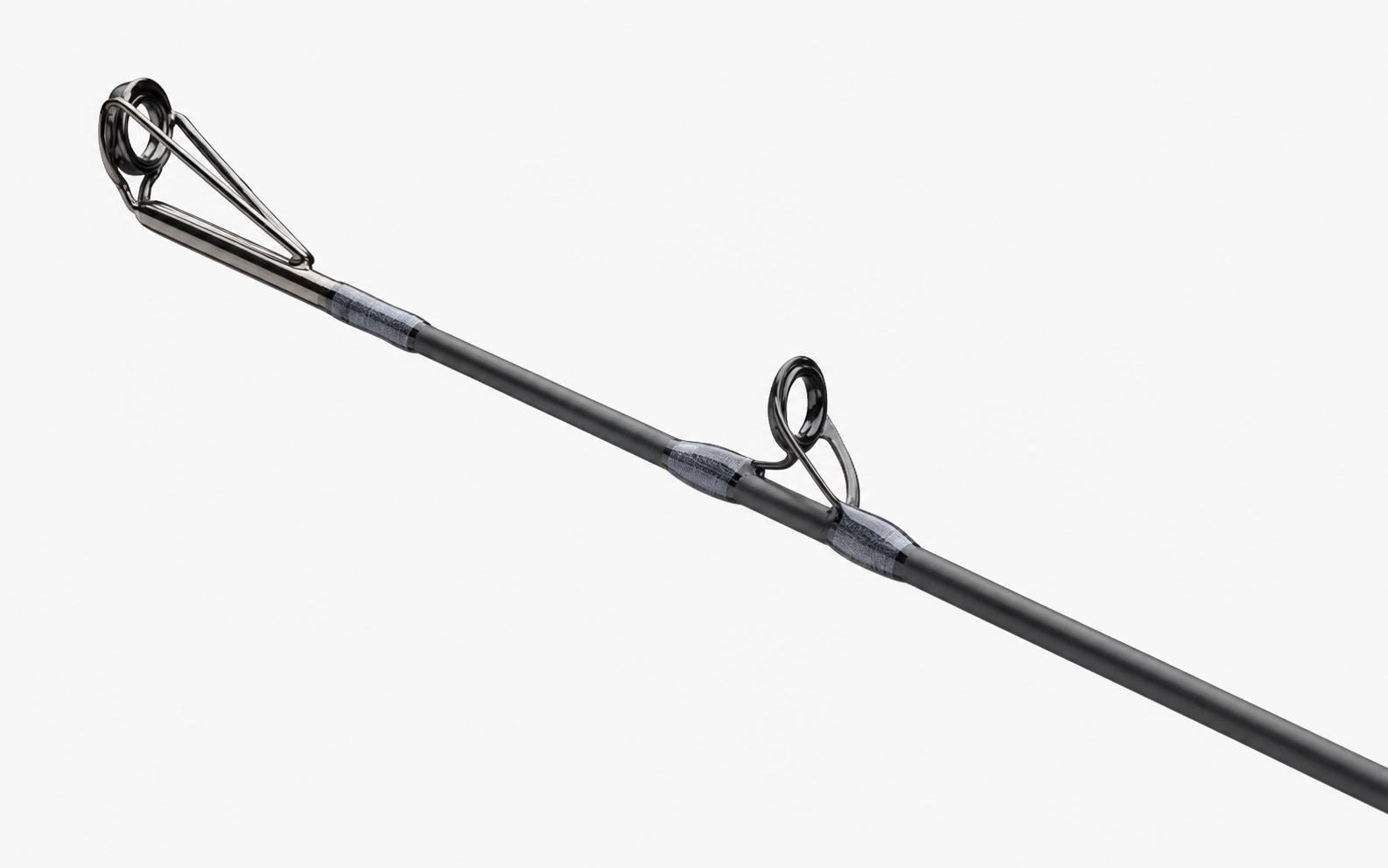 Shimano Compre Muskie rod guide layout detail
