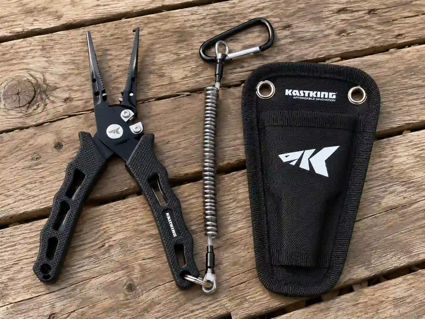 KastKing Cutthroat 7-inch split ring pike fishing pliers
