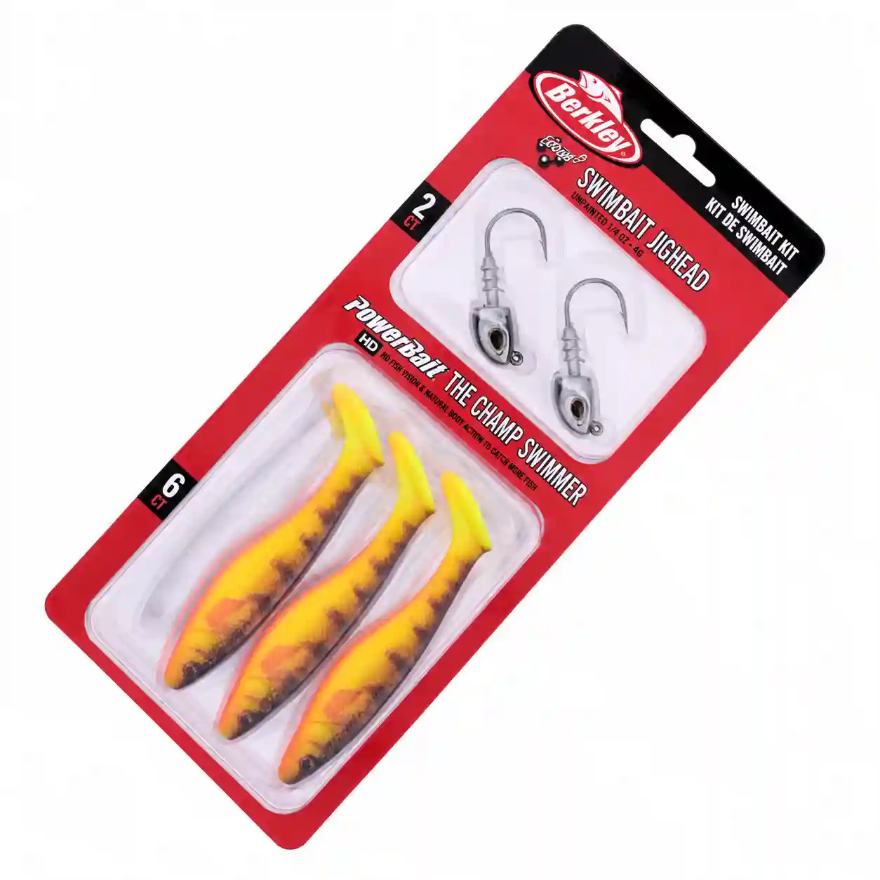 Most Realistic for Clear Water – Berkley PowerBait The Champ Swimmer 4.6-inch Kit